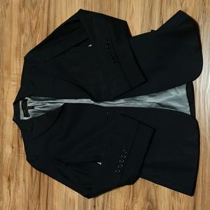 BCBGMaxAzria Black One Button Blazer